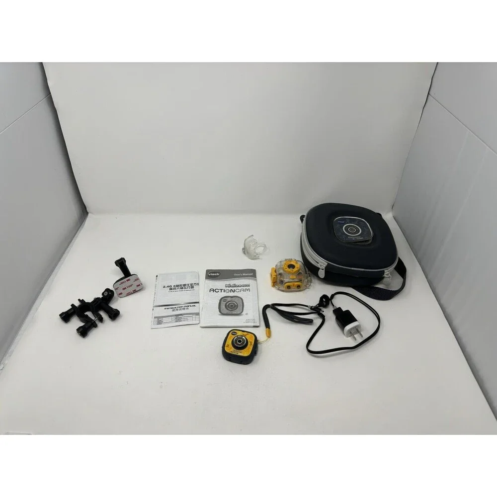 VTech Kidizoom Action Cam, Yellow 80-170700 Camera